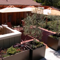 Photo Thumbnail #3: Looking down on 'Tuscan' looking patio with...