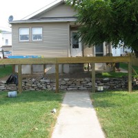 Photo Thumbnail #11: The start of the deck.