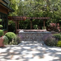 Photo Thumbnail #7: Large spa from Marin Outdoor Living is built-in...