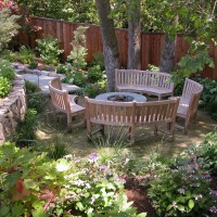 Photo Thumbnail #4: Another view of firepit area. Surrounded by...