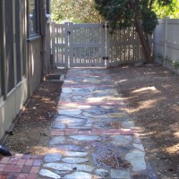 Photo Thumbnail #17: A recycled path made from materials removed...