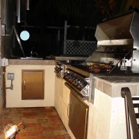 Photo Thumbnail #8: Cooking at night while waiting for a hurricane....