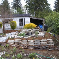 Photo Thumbnail #28: Front raised wall is given some extra support...