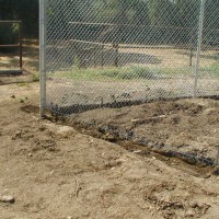 Photo Thumbnail #3: Need to concrete bottom of fence to prevent...