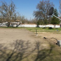 Photo Thumbnail #2: One volleyball pole doubles as a basketball...