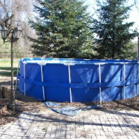 Photo Thumbnail #8: this above ground pool is sitting on about 6in...