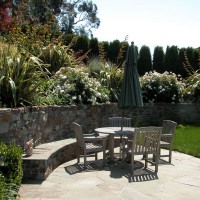 Photo Thumbnail #5: Bluestone patio with outdoor dining area.