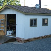 Photo Thumbnail #10: 11 X 20 Shed by JORDE. Ramp and door designed...