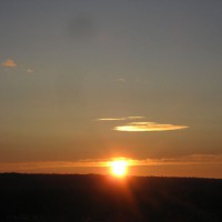 Photo Thumbnail #6: Sunset seen from our hot tub