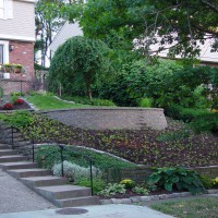 Photo Thumbnail #1: Divide & conquer the steep front yard with a...
