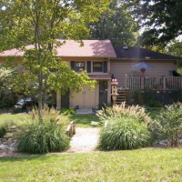 Photo Thumbnail #23: Looking from the vegetable garden onto the back...