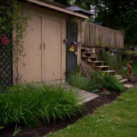 Photo Thumbnail #14: My garden shed. We added another set of steps...