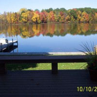 Photo Thumbnail #1: The view from our deck is beautiful