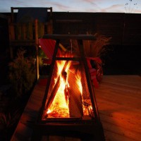 Photo Thumbnail #2: Fire on the deck