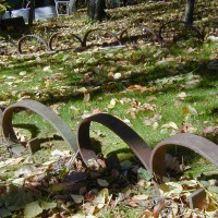 Photo Thumbnail #12: These are heavy iron tines off of a plow or...