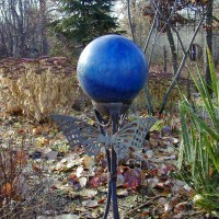 Photo Thumbnail #29: This gazing ball my Grandchildren cannot break. 