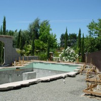 Photo Thumbnail #3: Before picture of pool area in progress