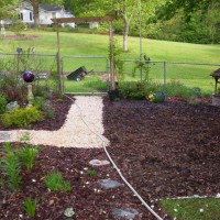 Photo Thumbnail #5: BEFORE Entrance to back yard through side yard...