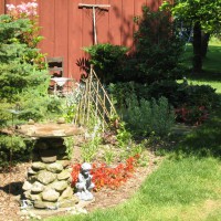 Photo Thumbnail #23: My father made the stone birdbath.