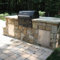 Photo Thumbnail #4: Grilling station near house.  Paver patio...