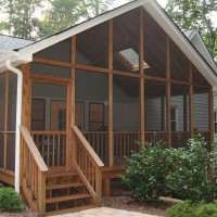 Photo Thumbnail #3: Large screen porch where the deck used to be....