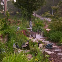 Photo Thumbnail #1: Entrance to side yard memory garden.