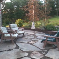 Photo Thumbnail #19: After photo of flagstone patio. 