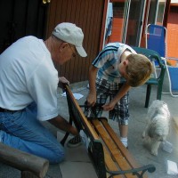 Photo Thumbnail #1: July 20, 2009.  When our grandchildren are with...