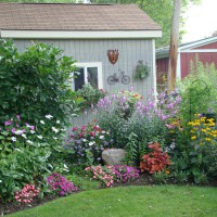 Photo Thumbnail #4: flower bed in front of garden shed