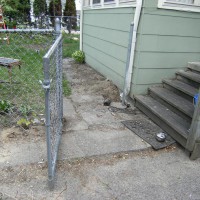 Photo Thumbnail #2: The lovely metal fence....blah