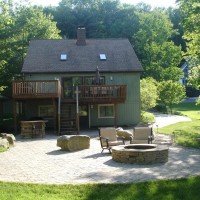 Photo Thumbnail #1: Patio with Techo-Bloc Flagstone pavers,...