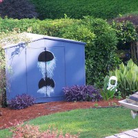 Photo Thumbnail #3: Shed - painted to look like a large bird house.