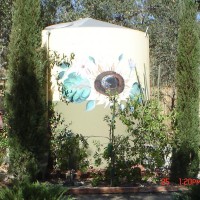 Photo Thumbnail #1: sunflower area... metal art , water tank