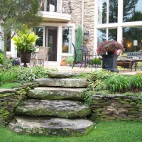 Photo Thumbnail #9: The center stairs leading up to the patio....