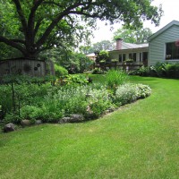 Photo Thumbnail #2: Looking up to the back of our home from the...