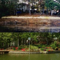 Photo Thumbnail #26: Shoreline before and after