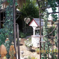 Photo Thumbnail #19: I found this little gate and entry rod iron and...