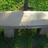 Photo Thumbnail #5: This is a homemade bench