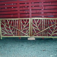 Photo Thumbnail #4: 2-3-2011  The new gate is FINISHED!  When the...