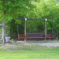 Photo Thumbnail #8: Swings facing side of shed 