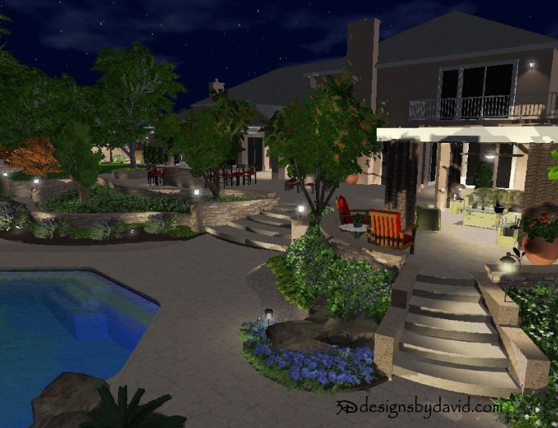 Landscaping Ideas > 3D Backyard Design