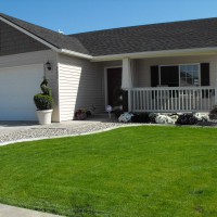 Photo Thumbnail #2: Front Yard after landscaping