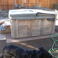 Photo Thumbnail #7: Enjoy hot tub. Except the staining of the...