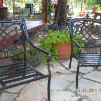 Photo Thumbnail #3: flagstone sitting area