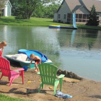 Photo Thumbnail #3: pond 2011....this photo daughters home across...