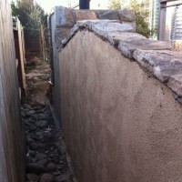 Photo Thumbnail #6: I used stucco on the back side to keep cost...