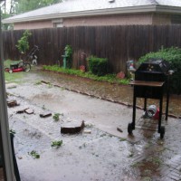 Photo Thumbnail #6: Long View of Hedges, during flood