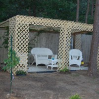 Photo Thumbnail #10: My husband built this trellis house.  We are...