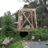 Photo Thumbnail #2: Next the water tower was built and the wistera...