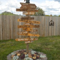 Photo Thumbnail #12: Directional western sign decor